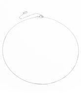 Moment Platinum Classic Plain Chain Necklace